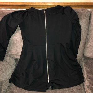 Cute dress like zip up hoodie